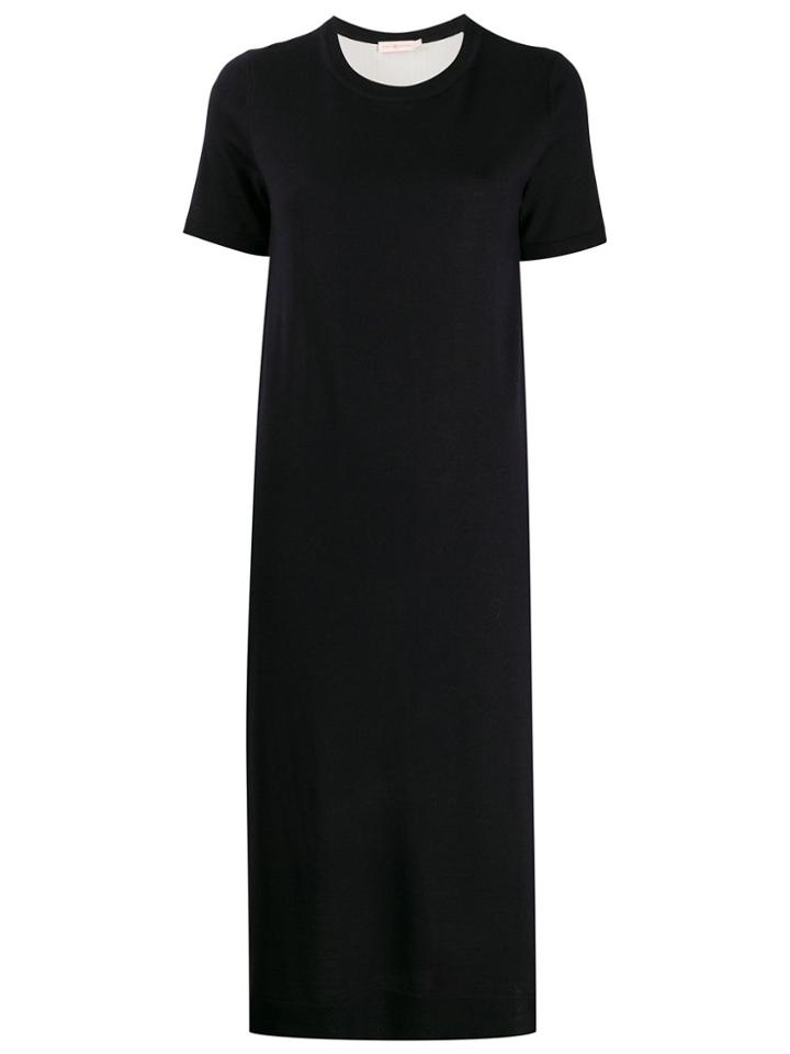 Tory Burch Striped Jumper Dress - Blue