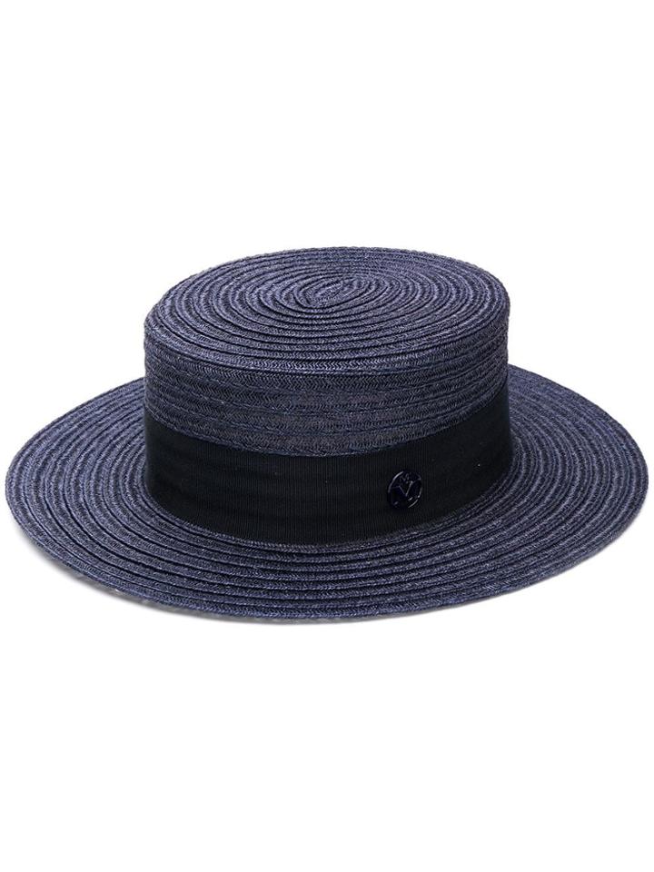 Maison Michel Kiki Hat - Blue