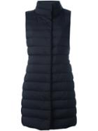 Herno Sleeveless Coat, Women's, Size: 44, Black, Feather Down/polyamide/polyurethane