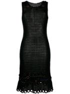 Prada Pre-owned Sleeveless Crochet Dress - Black