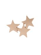 Kismet By Milka 14kt Rose Gold Struck Triple Star Stud