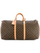 Louis Vuitton Vintage Keepall 50 Duffle Bag - Brown