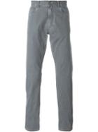 Canali Regular Jeans, Men's, Size: 52, Grey, Cotton/polyester