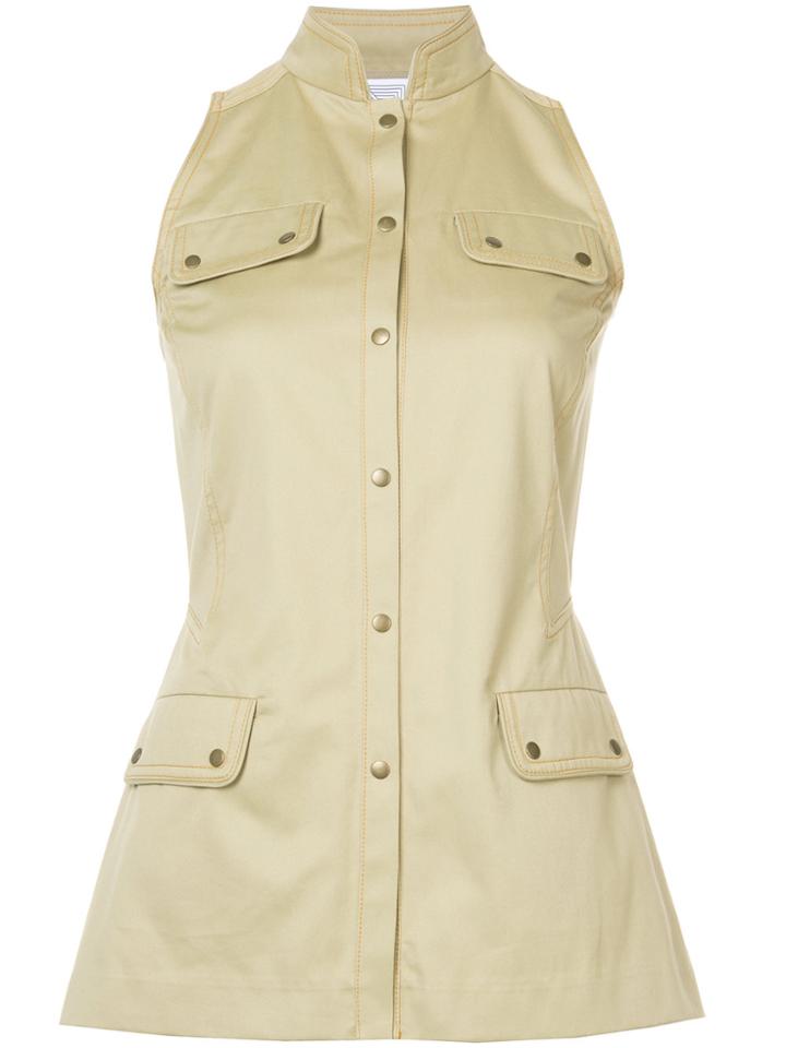 Rosie Assoulin Mock Cargo-style Gilet - Nude & Neutrals