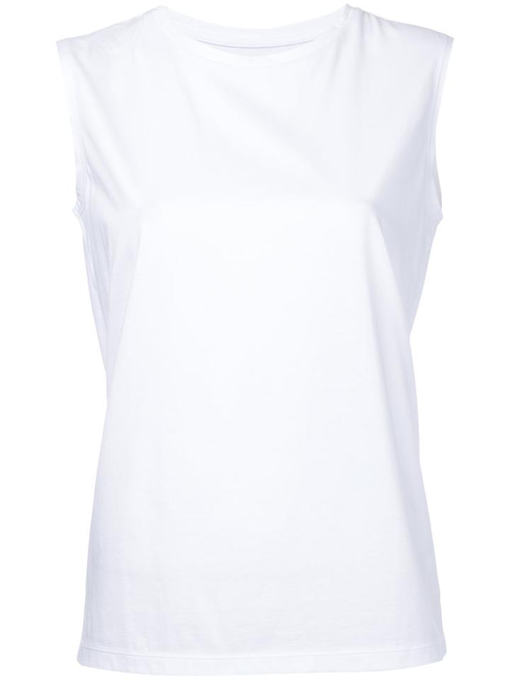 Estnation - Tank Top - Women - Cotton - 38, White, Cotton