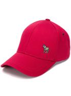 Ps Paul Smith Zebra Logo Baseball Cap - Red