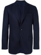 Mp Massimo Piombo Two Button Blazer, Men's, Size: 48, Blue, Wool/cupro
