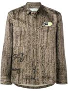 Off-white Camouflage Shirt Jacket - Brown