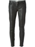 Faith Connexion Coated Skinny Jeans, Women's, Size: 28, Black, Cotton/polyurethane