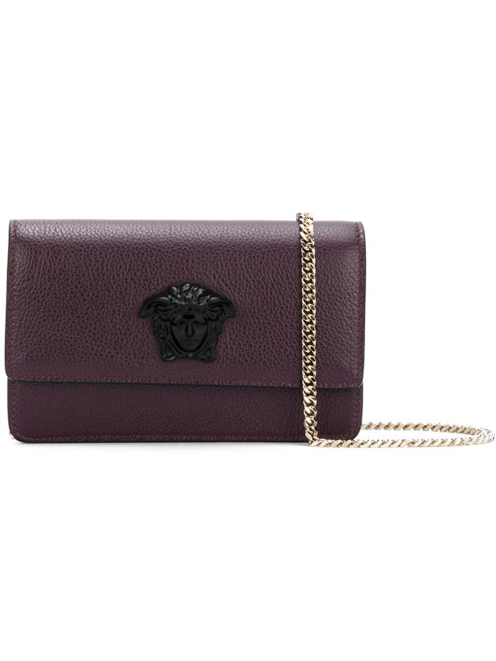 Versace Palazzo Medusa Evening Clutch - Red