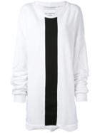 Nelly Johansson - Long Sweatshirt - Women - Cotton/polyester - One Size, White, Cotton/polyester