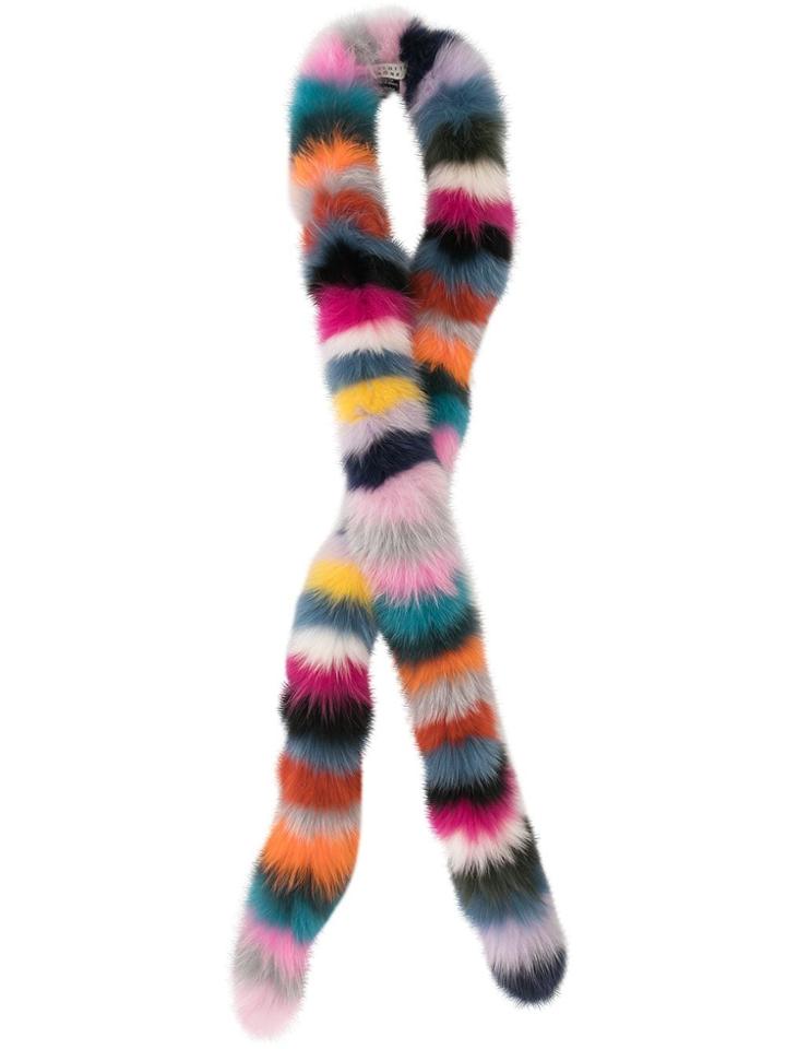 Charlotte Simone Rainbow Twist Scarf - Multicolour
