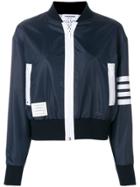 Thom Browne Lightweight Ripstop Bomber - Blue