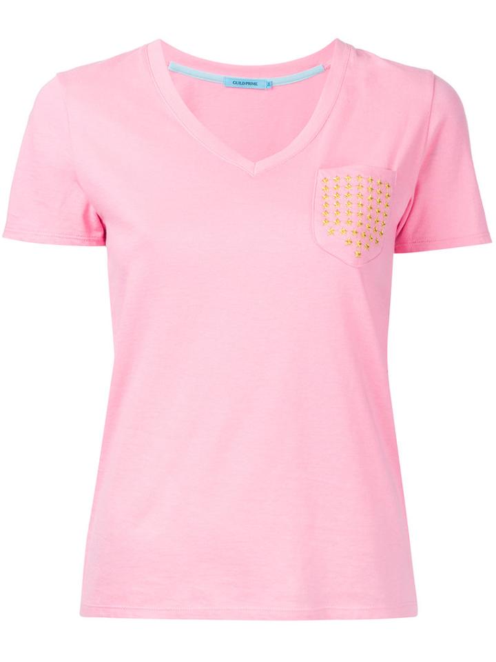 Classic T-shirt - Women - Cotton - 34, Pink/purple, Cotton, Guild Prime