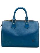 Louis Vuitton Vintage Epi Textured Tote Bag - Blue