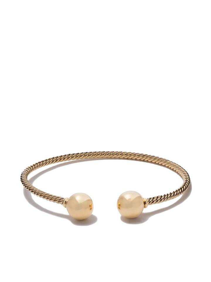David Yurman 18kt Yellow Gold Solari Cuff Bracelet - Metallic