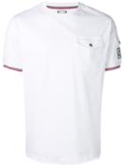 Moncler Gamme Bleu Chest Pocket T-shirt, Men's, Size: Medium, White, Cotton