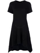 Proenza Schouler Short-sleeved Asymmetrical Dress - Black