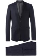 Emporio Armani Two Piece Suit, Men's, Size: 54, Blue, Virgin Wool/cupro/acetate/viscose