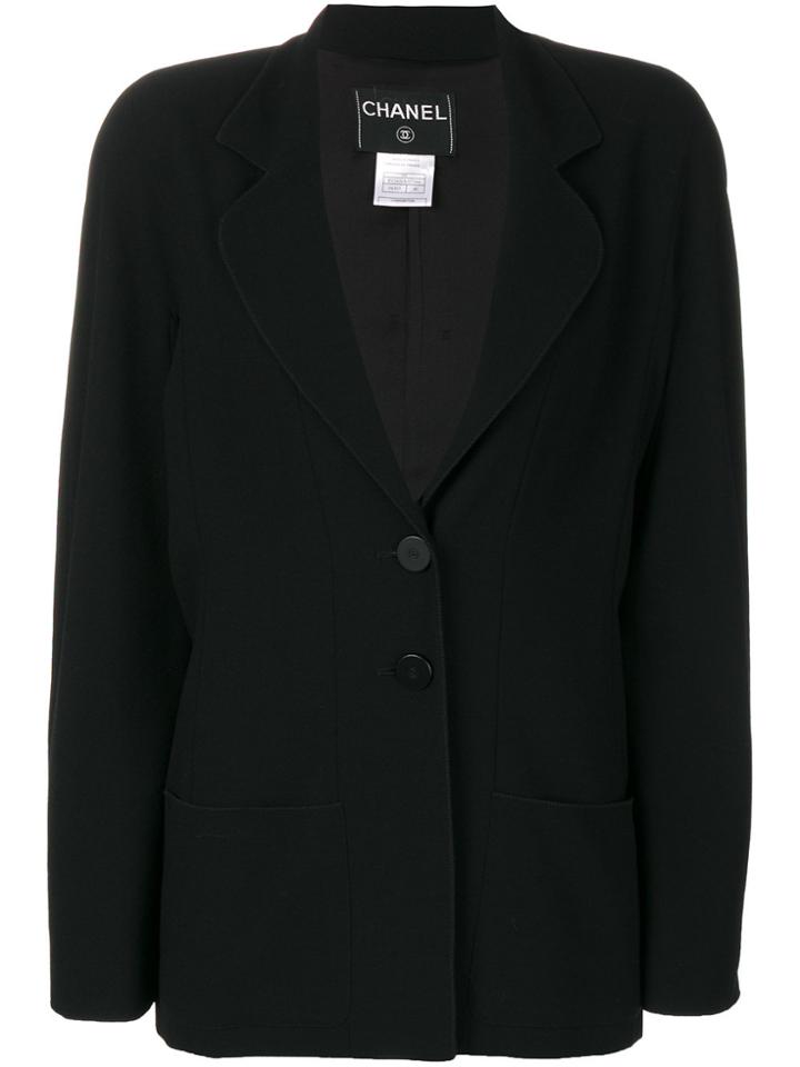 Chanel Vintage Two-button Blazer - Black