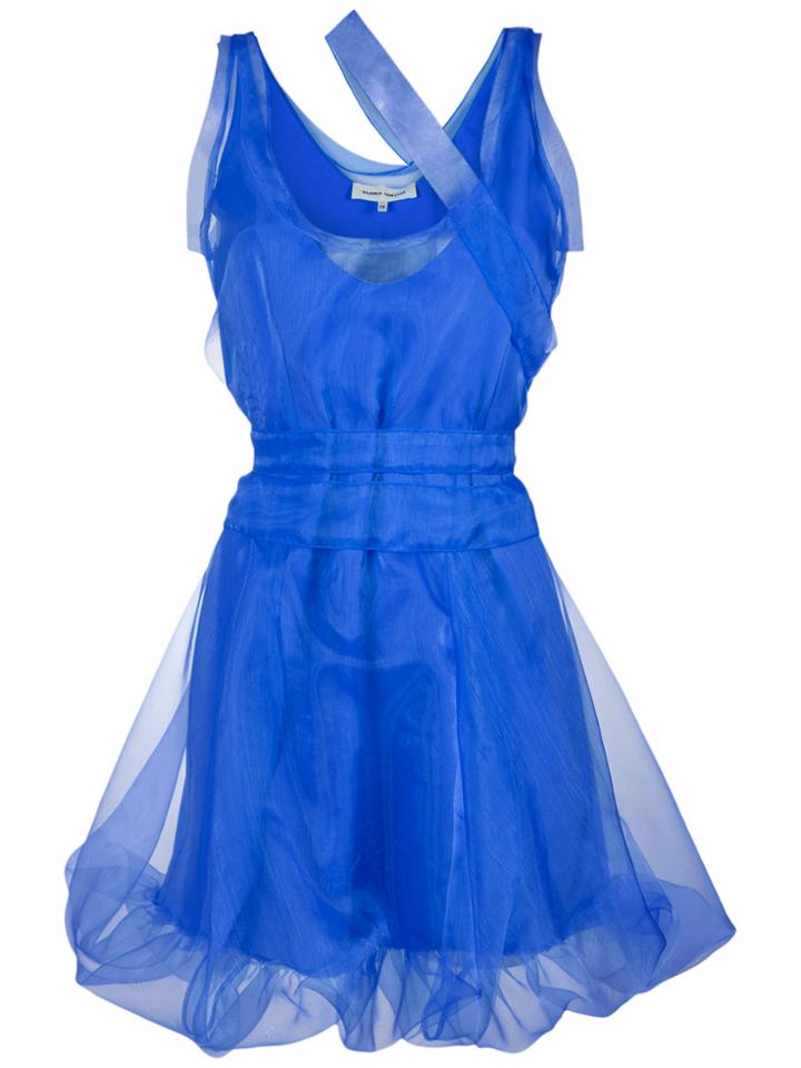 Gloria Coelho Bell Shaped Dress - Blue