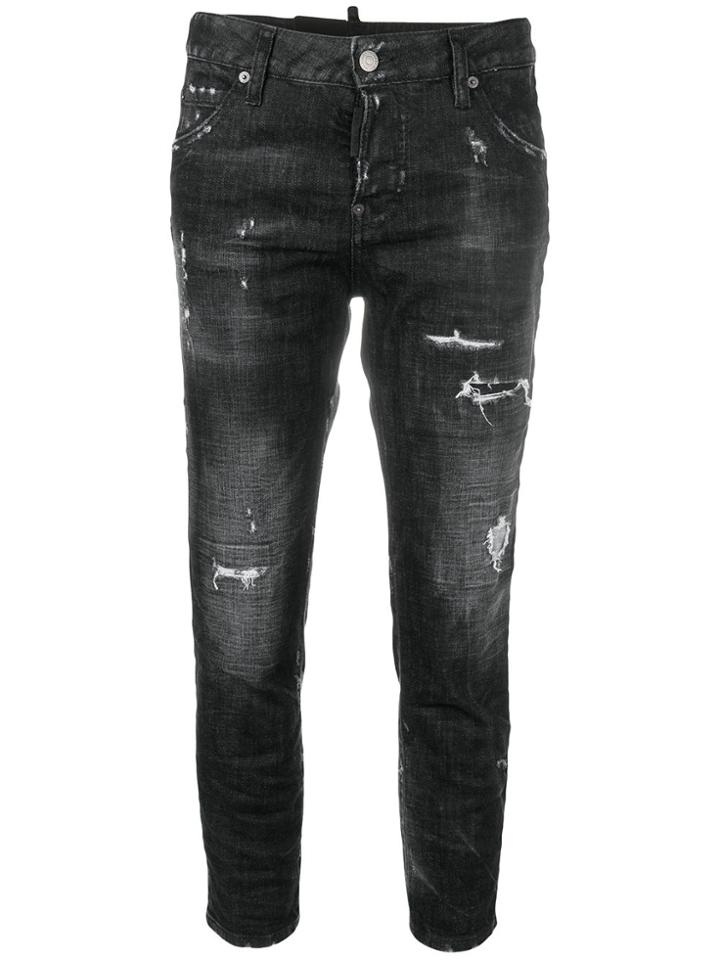 Dsquared2 Ripped Jeans - Black