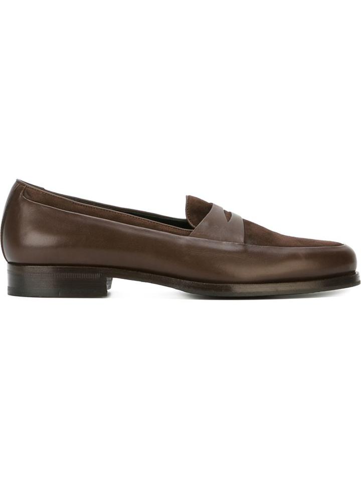 Mr. Hare Penny Wilde Loafers, Men's, Size: 10, Brown, Calf Leather/leather/rubber