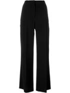 Adam Lippes Corded Lace Wide Leg Drawstring Trousers - Black