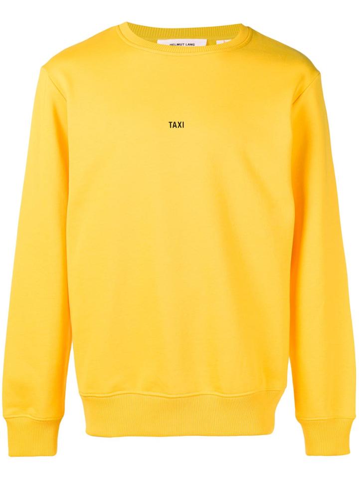 Helmut Lang Taxi Sweatshirt - Yellow
