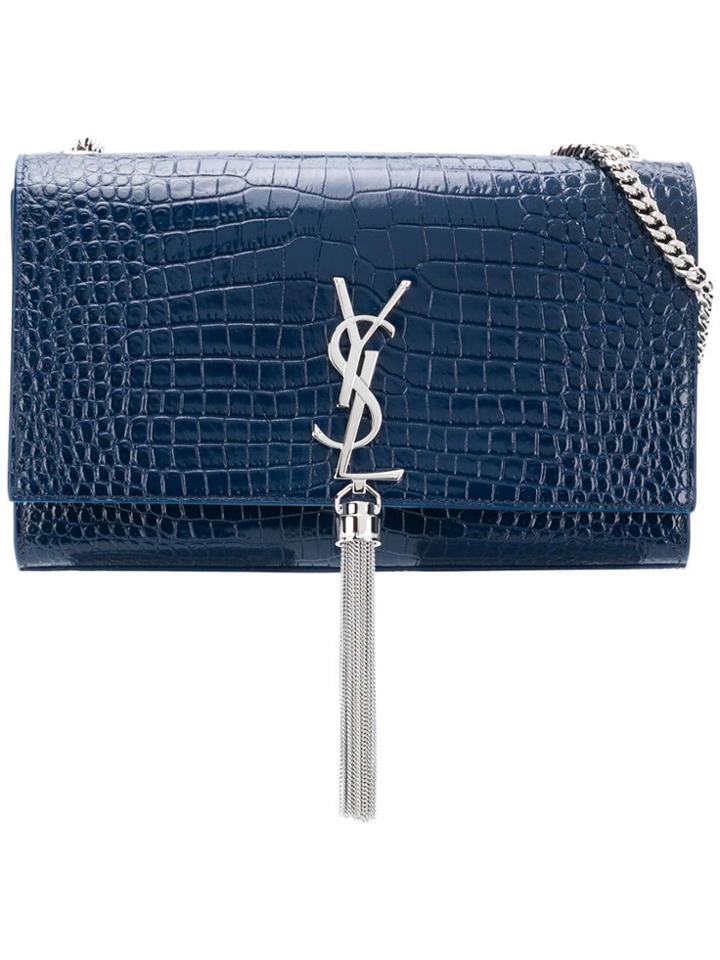 Saint Laurent Small Kate Shoulder Bag - Blue