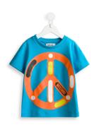 Moschino Kids 'peace' Logo T-shirt