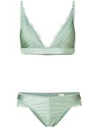 Zimmermann Lace Panelled Bikini - Green