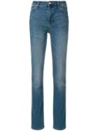 Emporio Armani High-rise Slim-fit Jeans - Blue