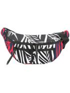 Ports V Colour Block Leaf Print Belt Bag - Multicolour