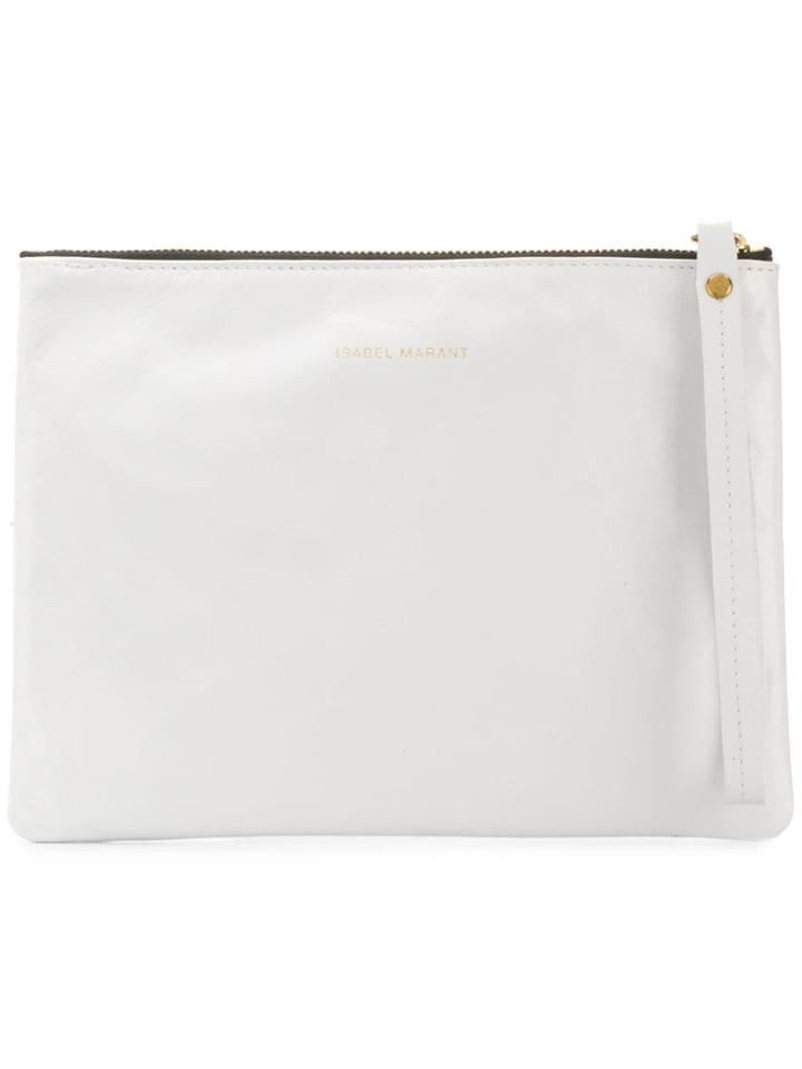 Isabel Marant Zipped Coin Pouch - White