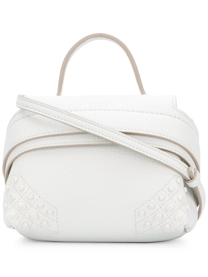 Tod's Wave Bag Charm - White