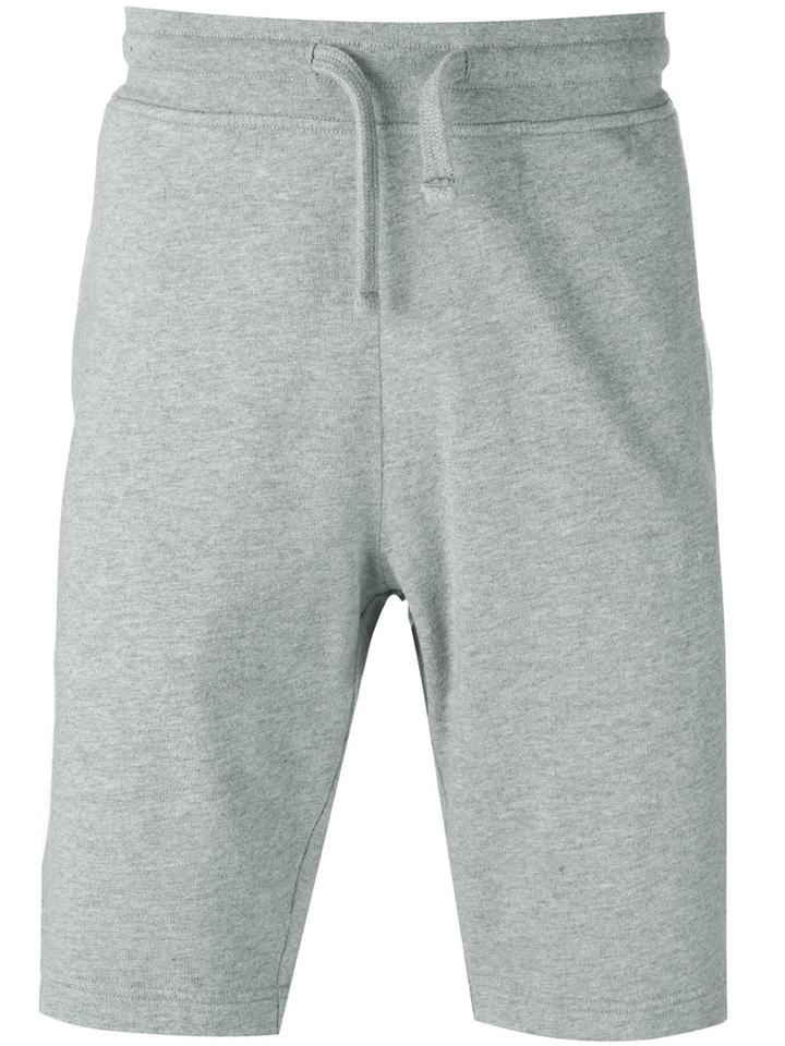 Stone Island Classic Drawstring Track Shorts, Men's, Size: Xl, Grey, Cotton