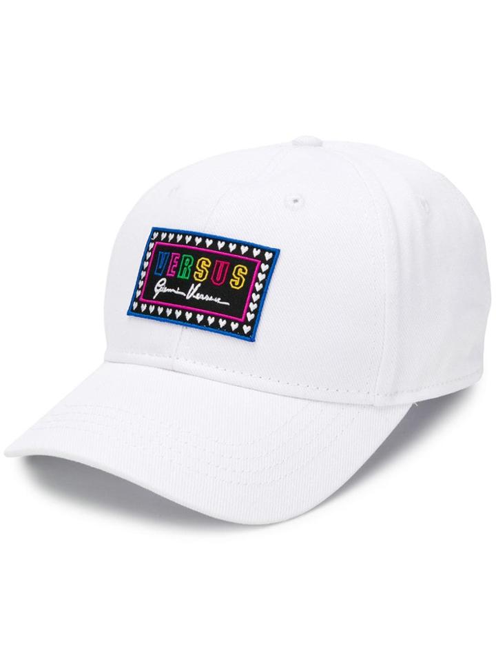 Versus Logo Patch Cap - White