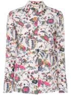 Tory Burch - Floral Print Shirt - Women - Silk - 12, Silk