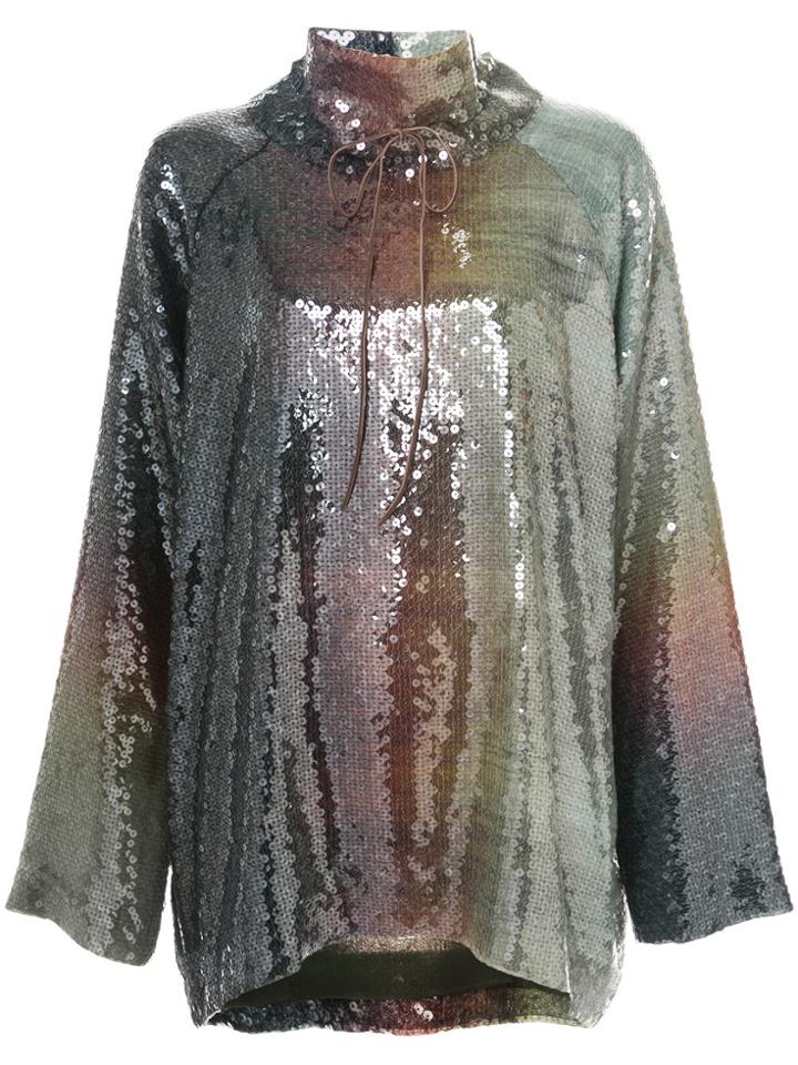 By. Bonnie Young Sequinned Oversized Sweater - Multicolour