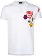 Dsquared2 Patch Polo Shirt - White