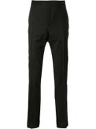 Lanvin Side Stripe Chinos, Men's, Size: 50, Black, Wool