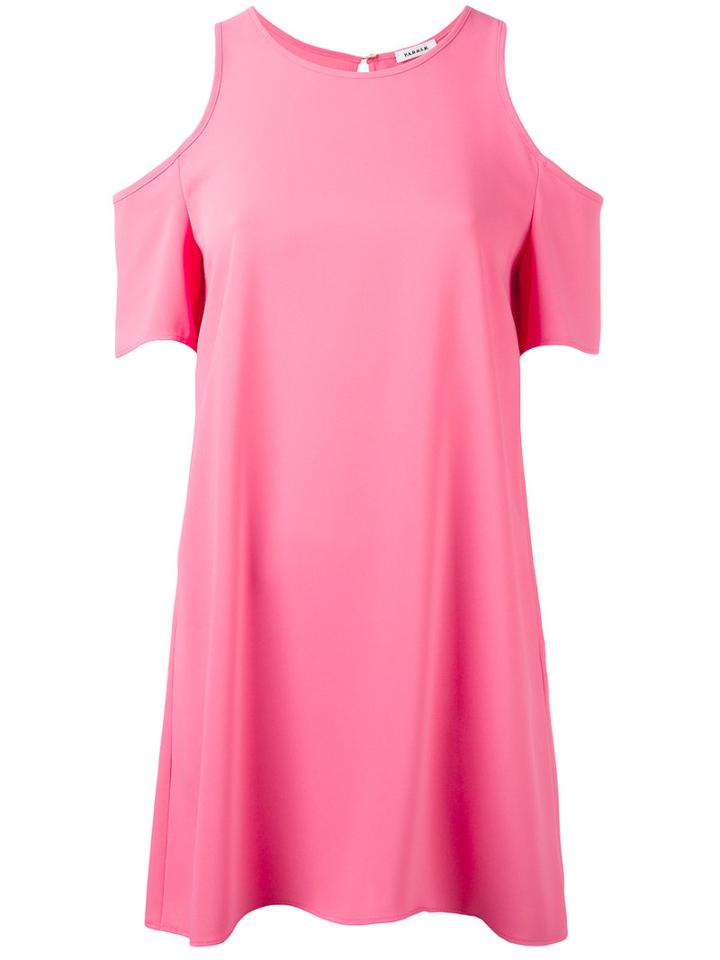 P.a.r.o.s.h. Slit Shoulders Dress, Women's, Size: Medium, Pink/purple, Polyester