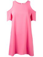 P.a.r.o.s.h. Slit Shoulders Dress, Women's, Size: Medium, Pink/purple, Polyester