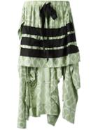 Vivienne Westwood 'iris' Skirt, Women's, Size: 8, Green, Silk/viscose