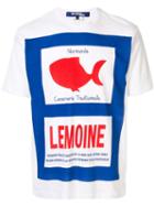 Junya Watanabe Man Fish Print T-shirt - White