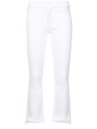 Mother Cropped Jeans - White