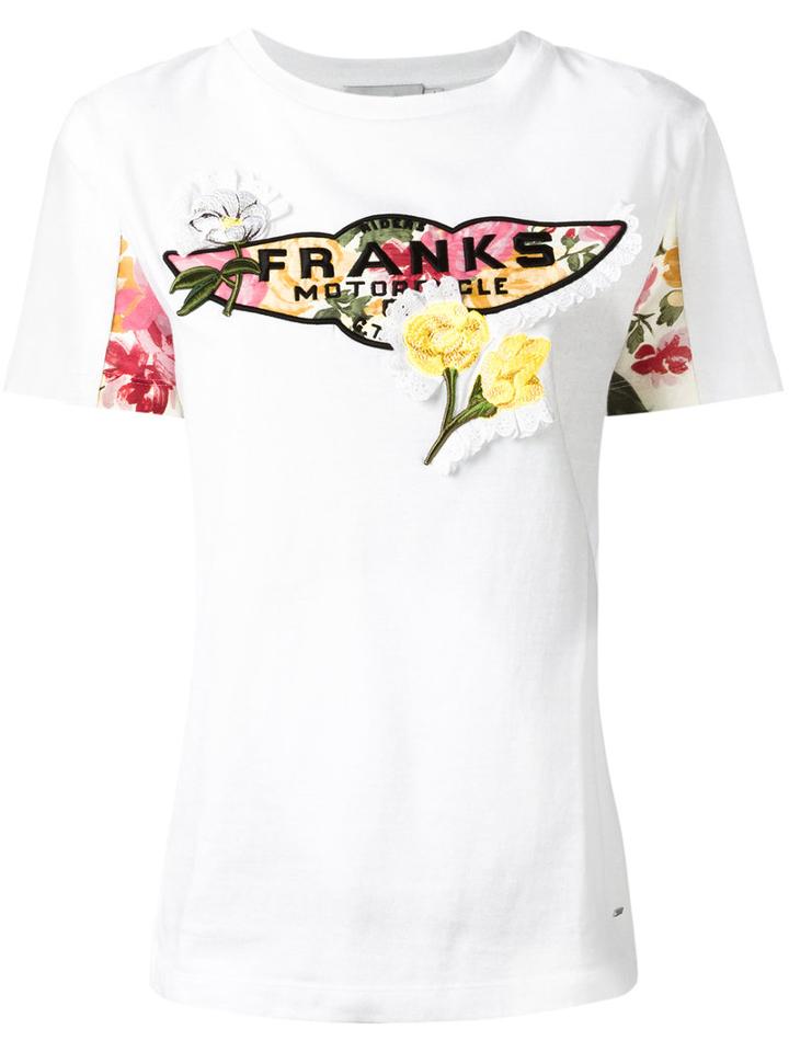 Coach - Floral Embroidered T-shirt - Women - Cotton - S, Women's, White, Cotton