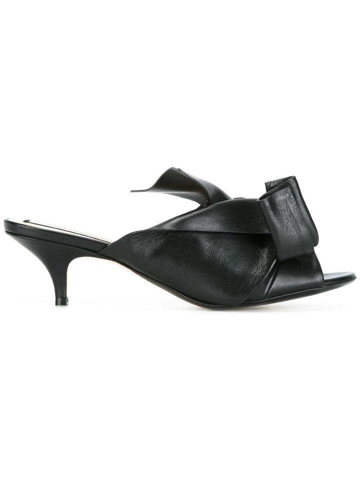 No21 Tie Knot Sandals - Black