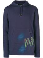 Mr & Mrs Italy Graffiti-print Hoodie - Blue